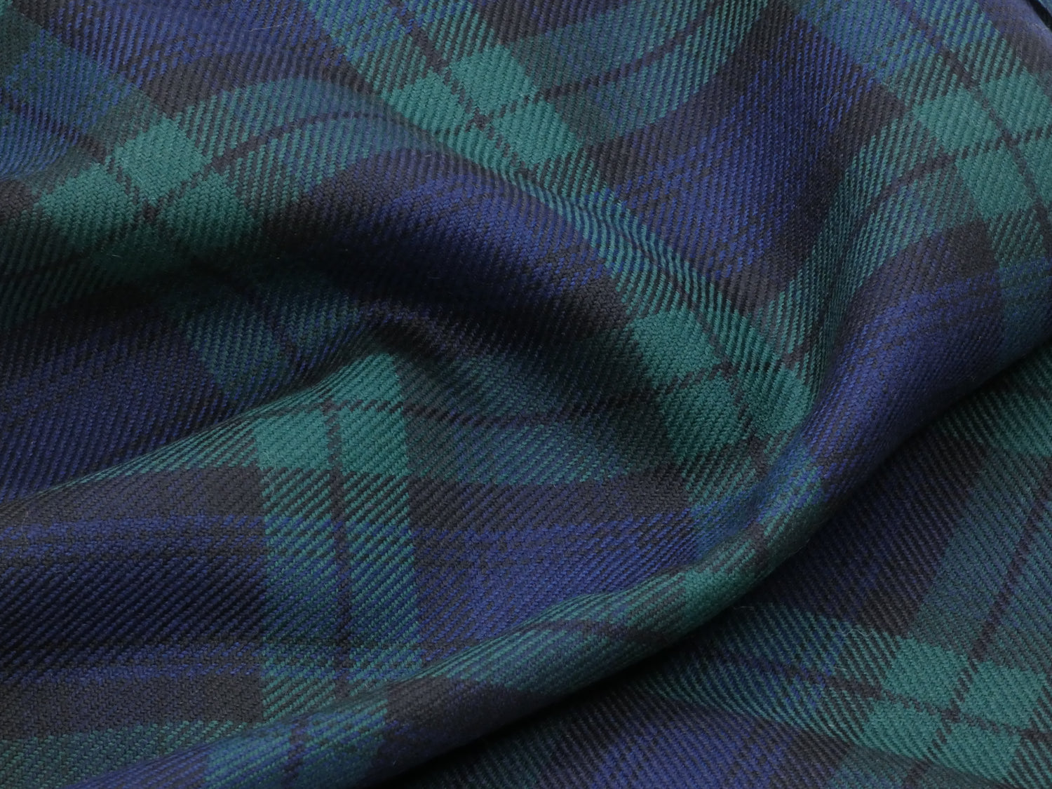 Black Watch Wool Tartan Fabric