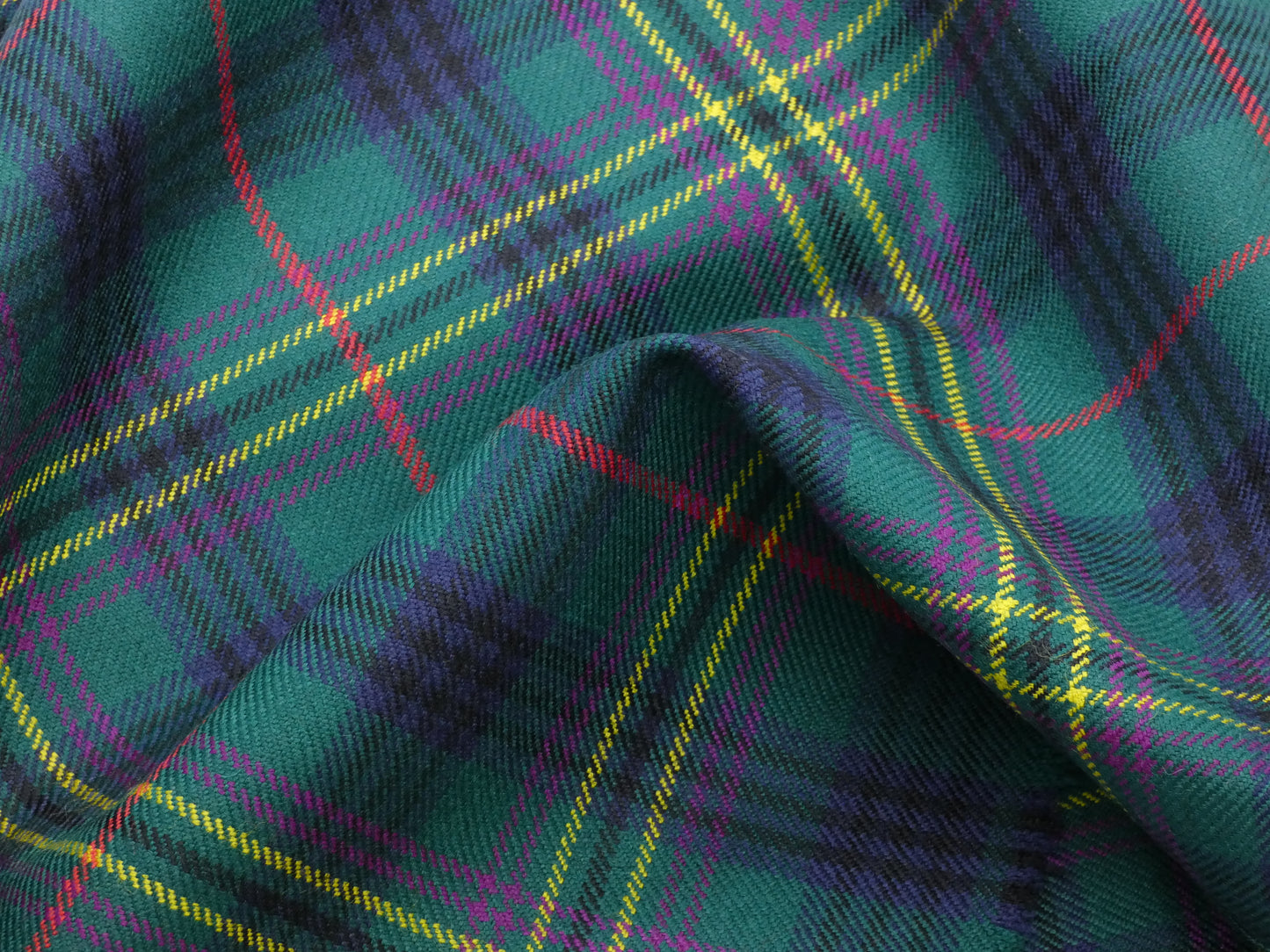 Clan Kennedy Ancient Tartan Fabric Wool