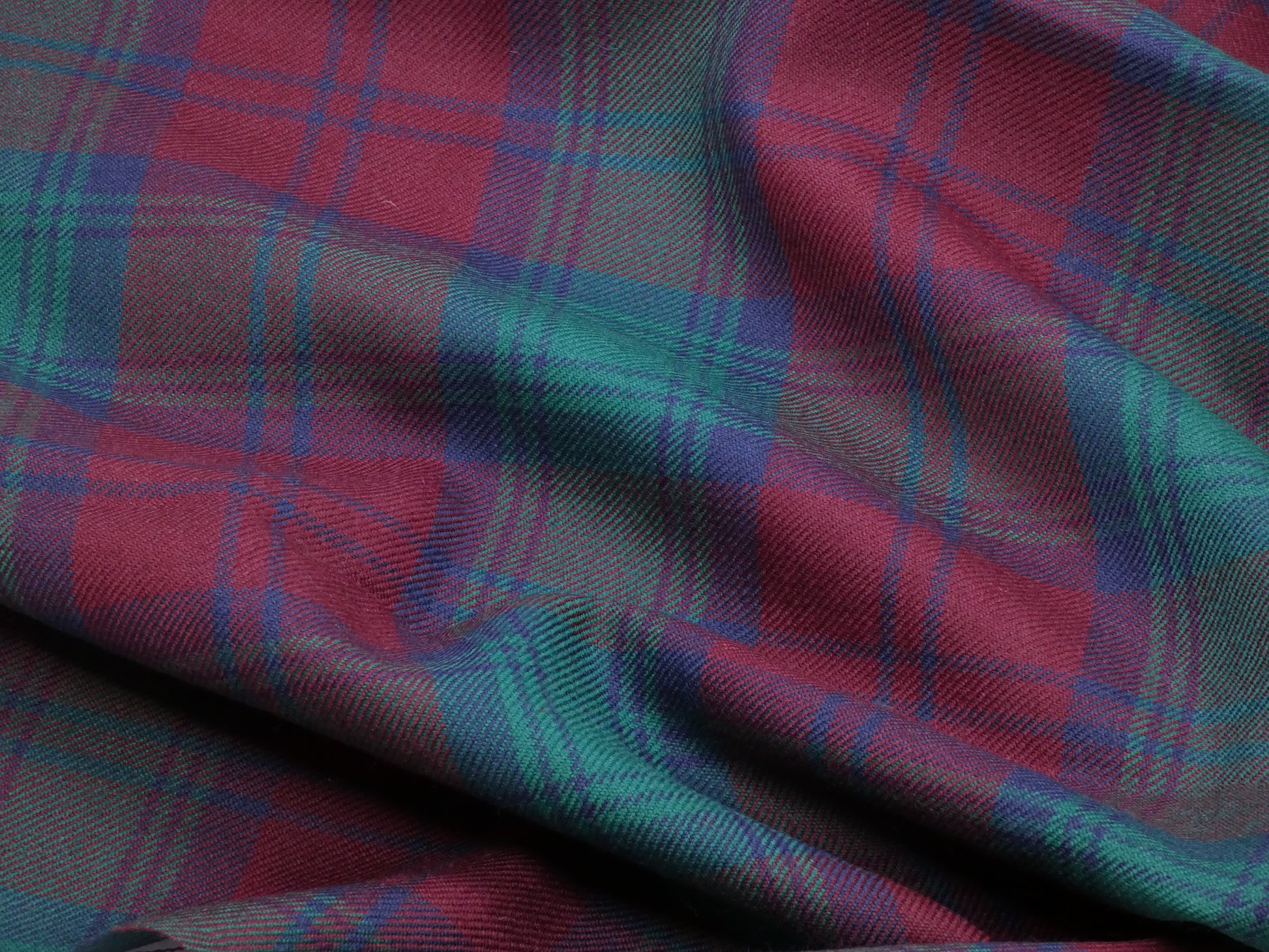 Lindsay Modern Wool Tartan Fabric