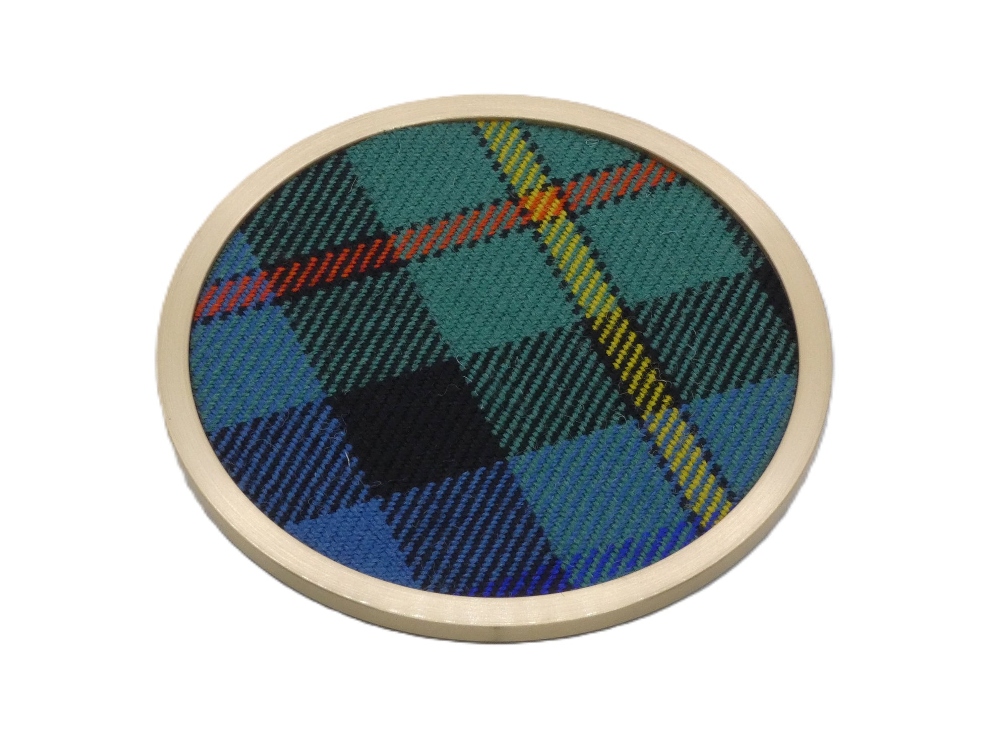 Clan Smith Ancient Tartan Brass Coaster