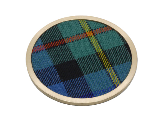 Clan Smith Ancient Tartan Brass Coaster